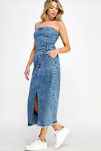 Load image into Gallery viewer, Denim Midi Dress