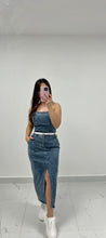 Load image into Gallery viewer, Denim Midi Dress