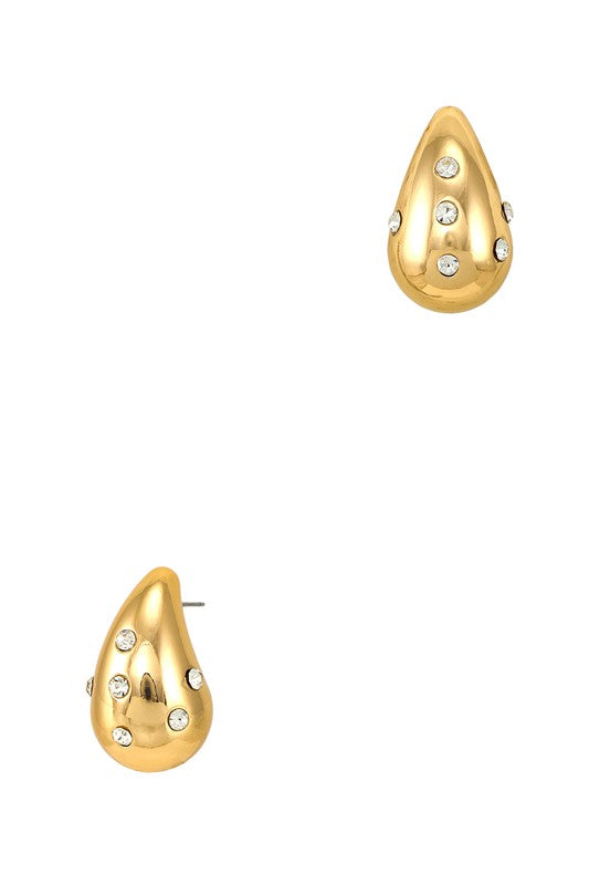 Shiny Teardrop Earring