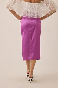 Midi Purple Skirt