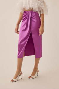 Midi Purple Skirt