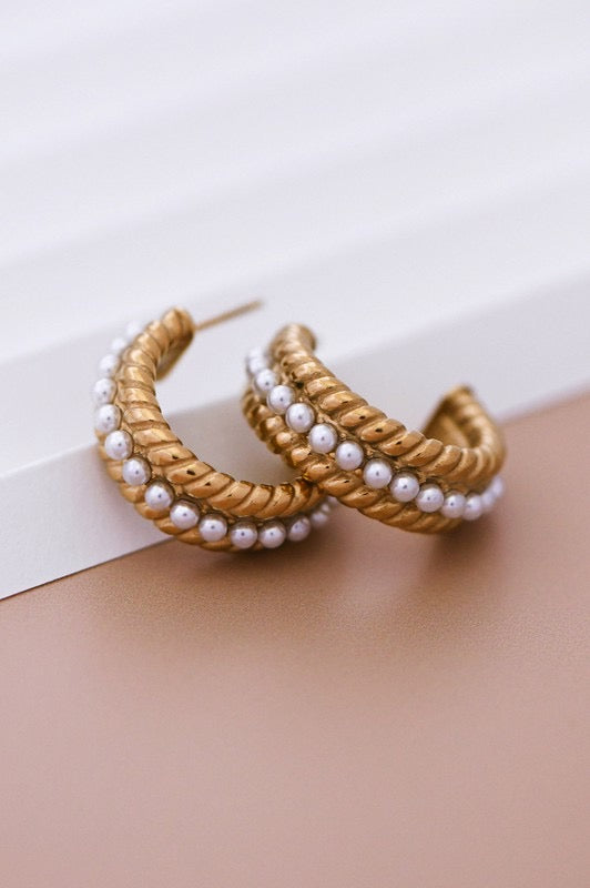 Pearls Hoop