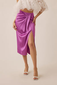 Midi Purple Skirt