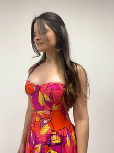 Vivid Floral Dress