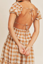 Load image into Gallery viewer, Gingham Midi Dress
