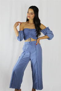 Blue denim Set