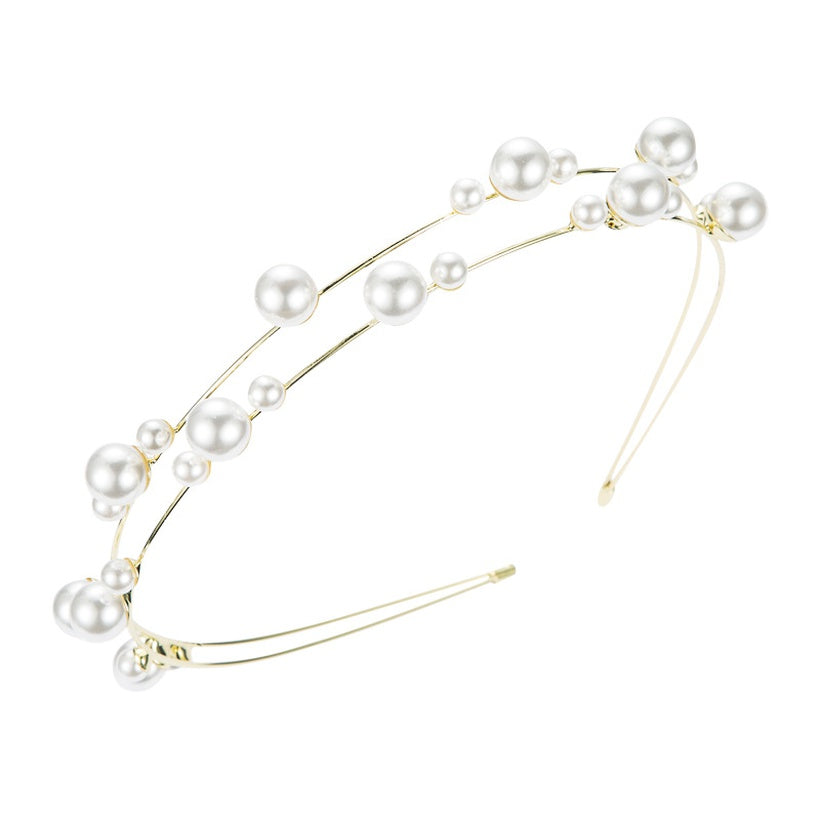 Double pearl Headband