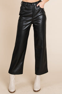 Black Leather Pants