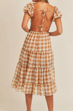 Load image into Gallery viewer, Gingham Midi Dress
