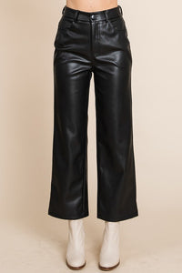 Black Leather Pants