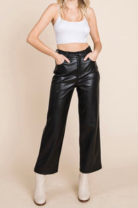 Black Leather Pants