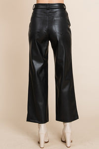 Black Leather Pants