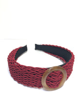 Load image into Gallery viewer, Woven Headband with round buckle
