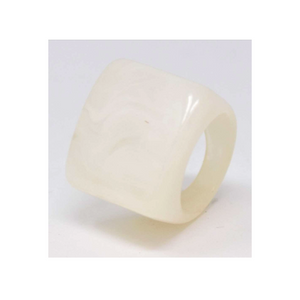 White Resin Ring