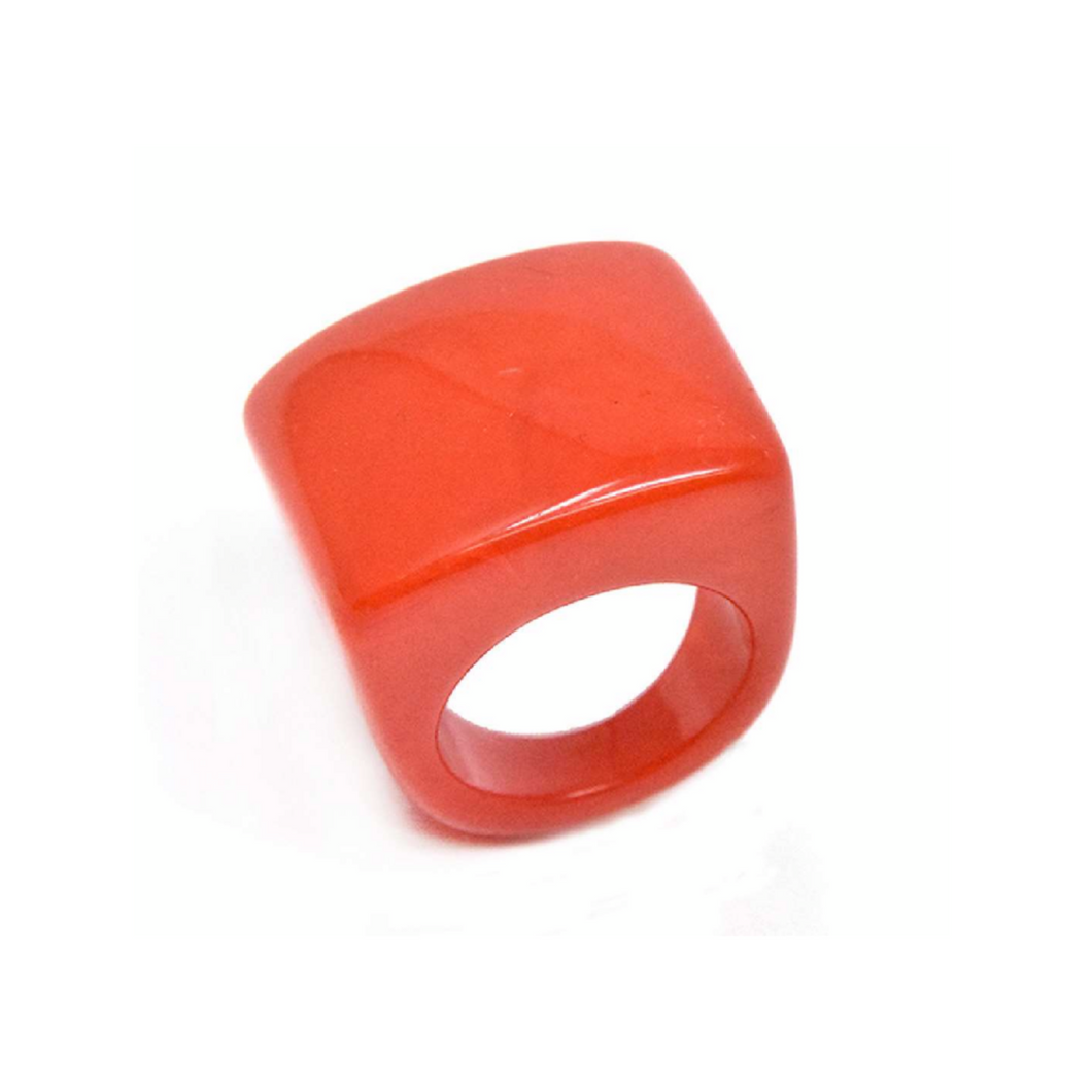 Red Resin Ring