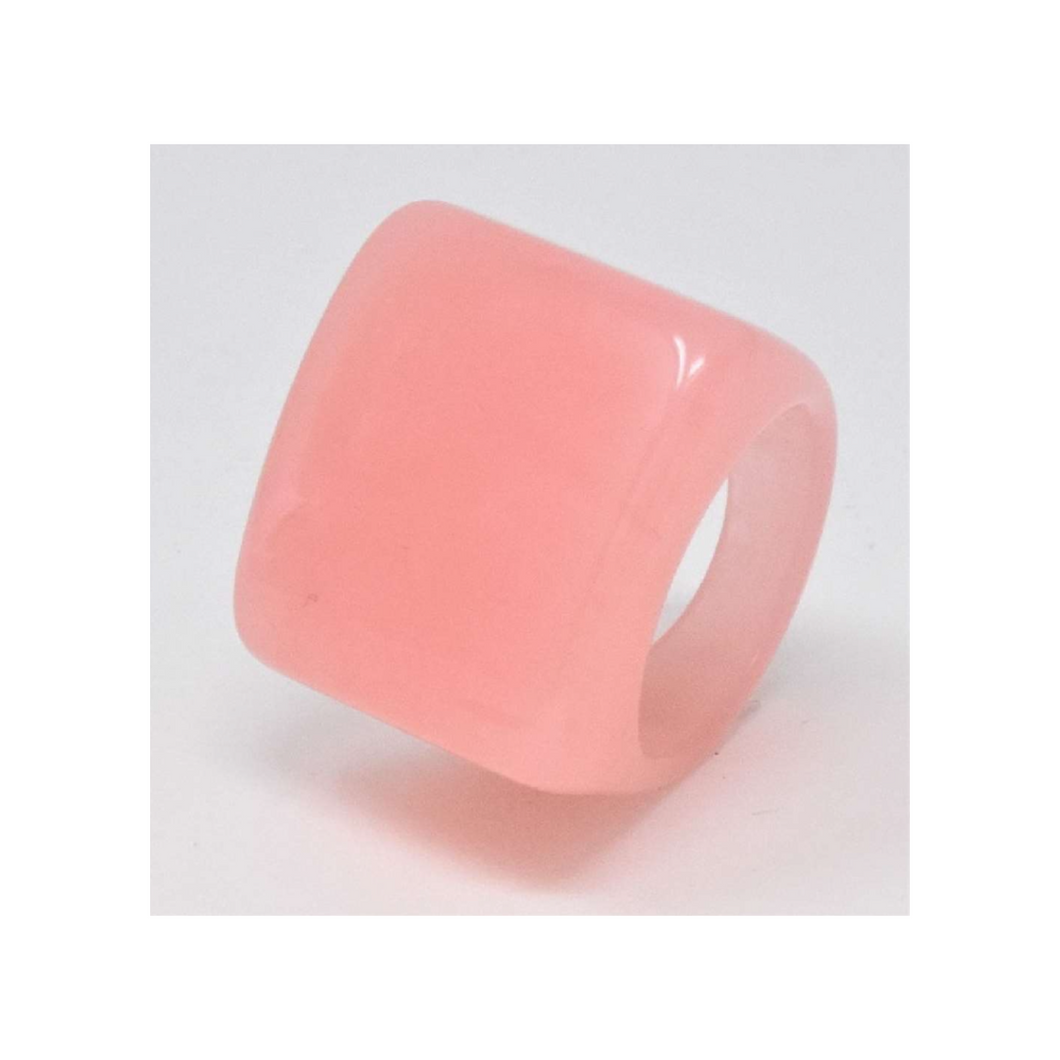 Pink Resin Ring