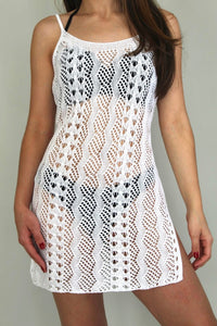 Mesh Spaghetti Strap Cover Up