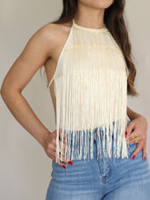 Load image into Gallery viewer, Ivory Fringed Bodysuit
